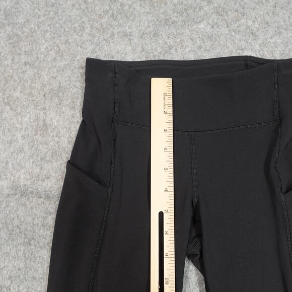 Lululemon Leggings Womens 2 Speed Up 27" Black Run Gym Yoga Workout Athletic - Picture 3 of 8